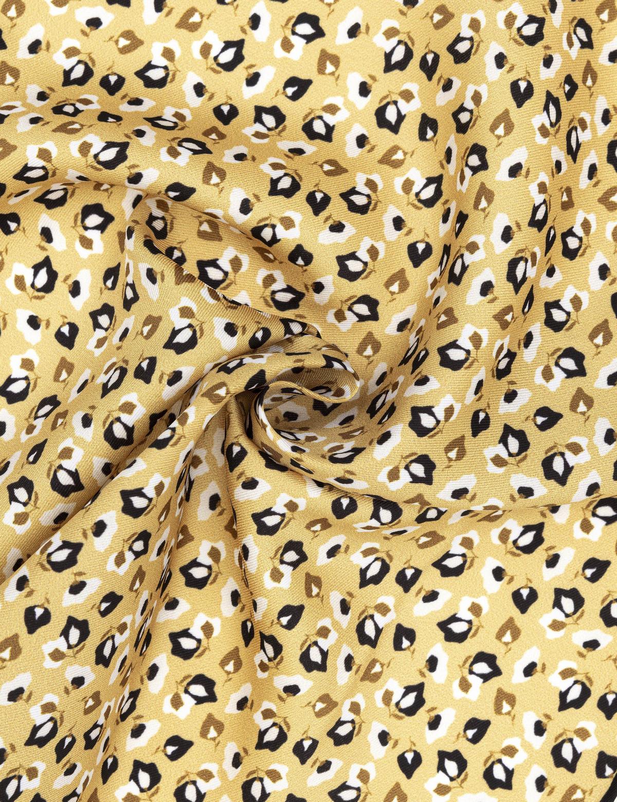 Sarı Desenli Mendil - 50294583002