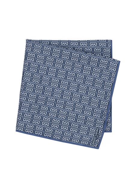 Mavi Desenli Mendil - 50294585002