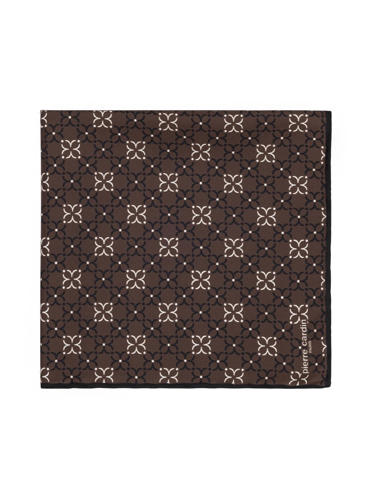 Kahverengi Desenli Mendil - 50294588002