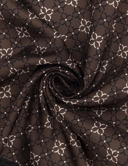 Kahverengi Desenli Mendil - 50294588002