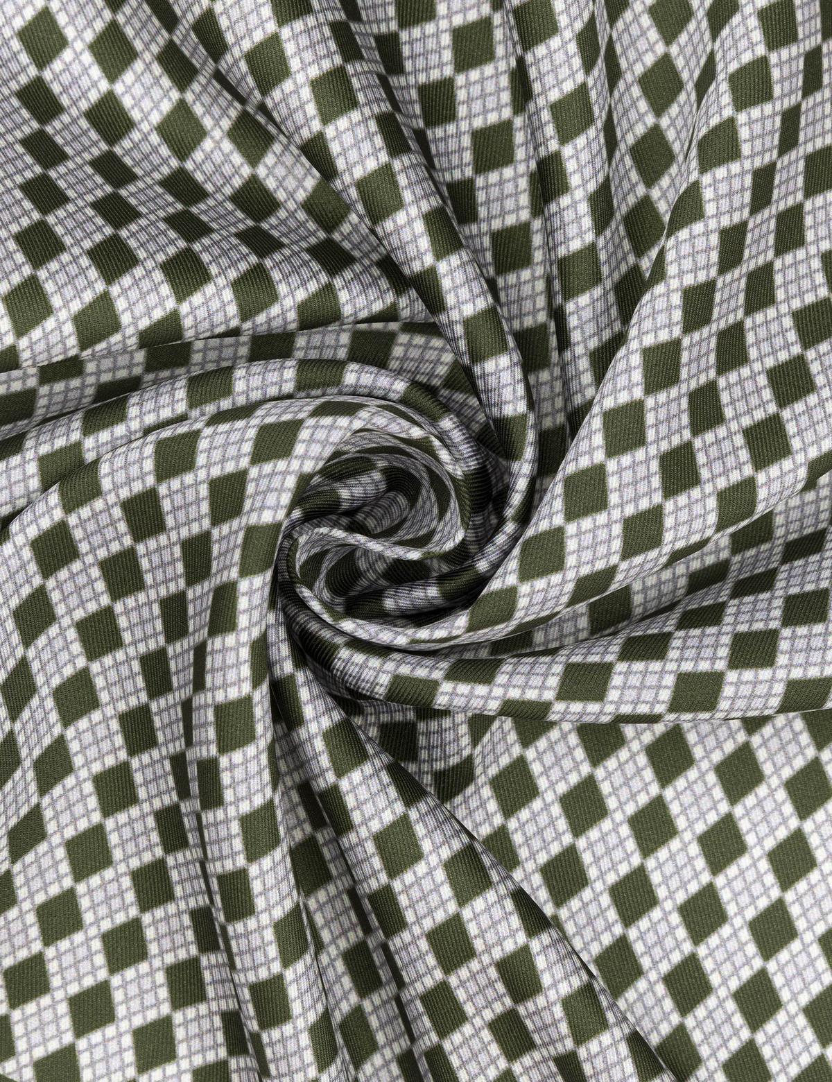 Yeşil Desenli Mendil - 50294589002