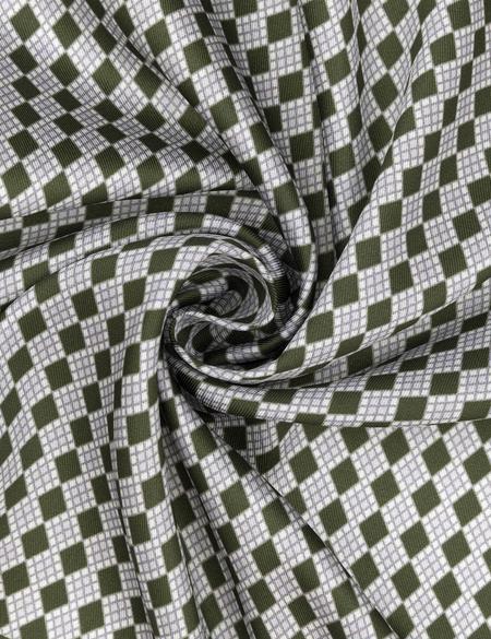 Yeşil Desenli Mendil - 50294589002