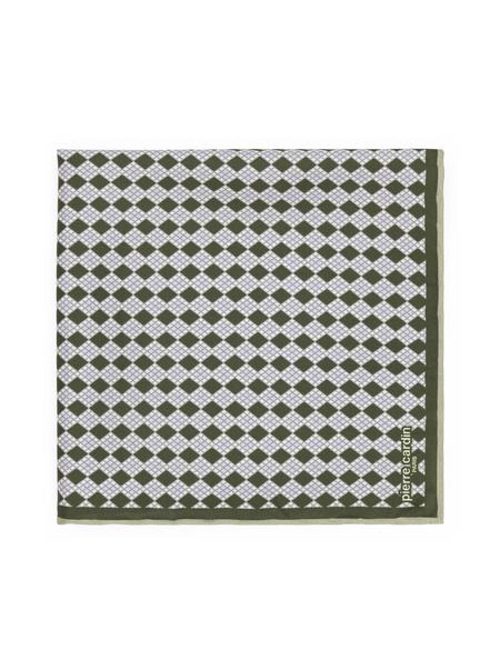 Yeşil Desenli Mendil - 50294589002