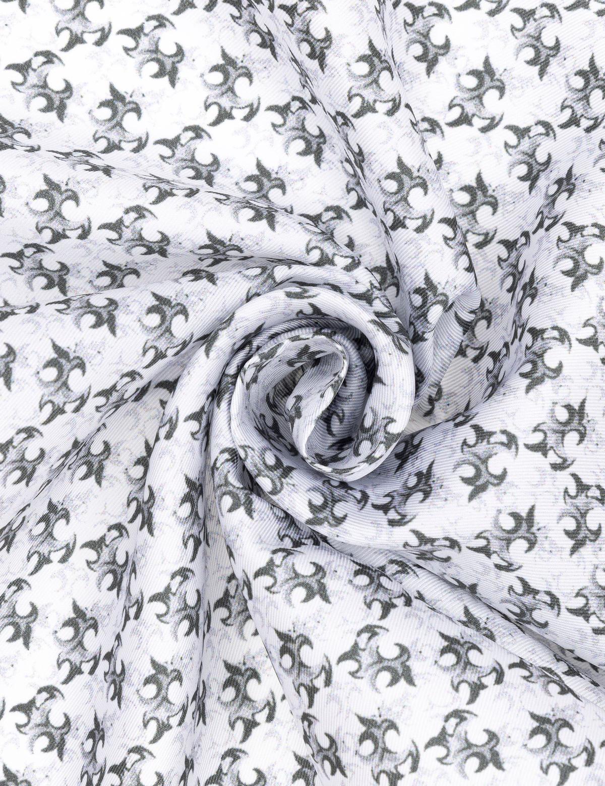 Gri Desenli Mendil - 50294596001