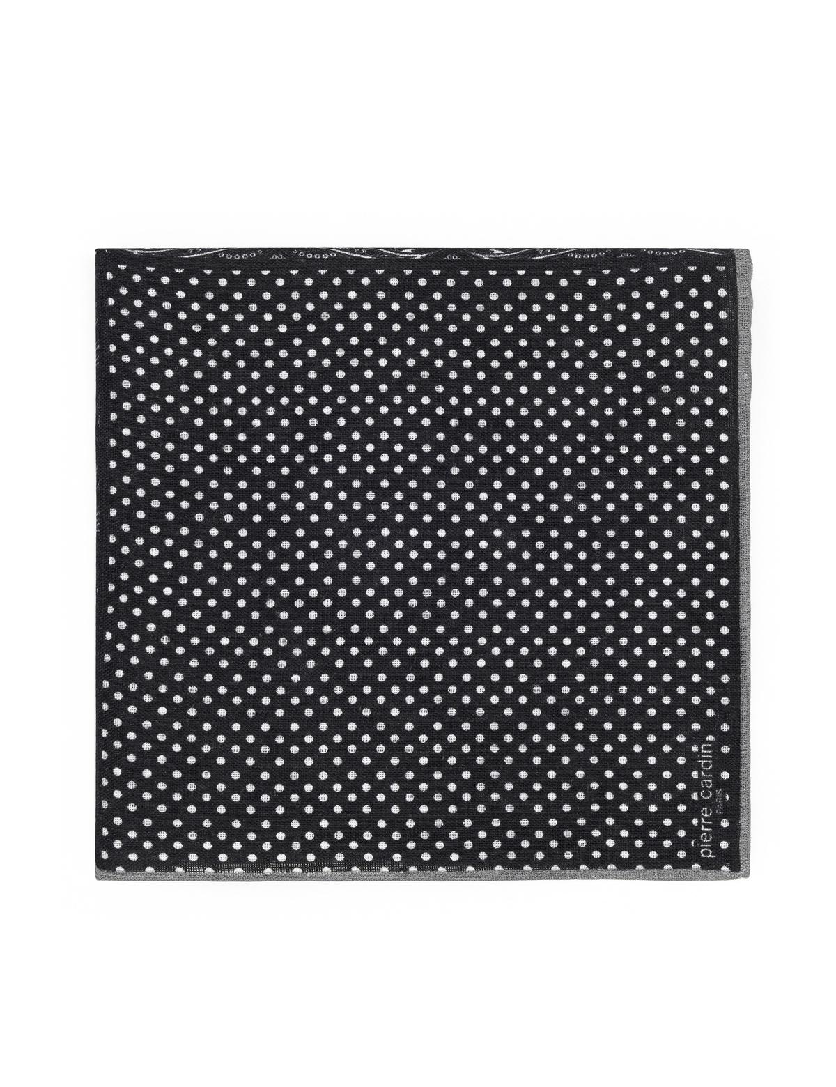 Siyah Keten Mendil - 50294600001