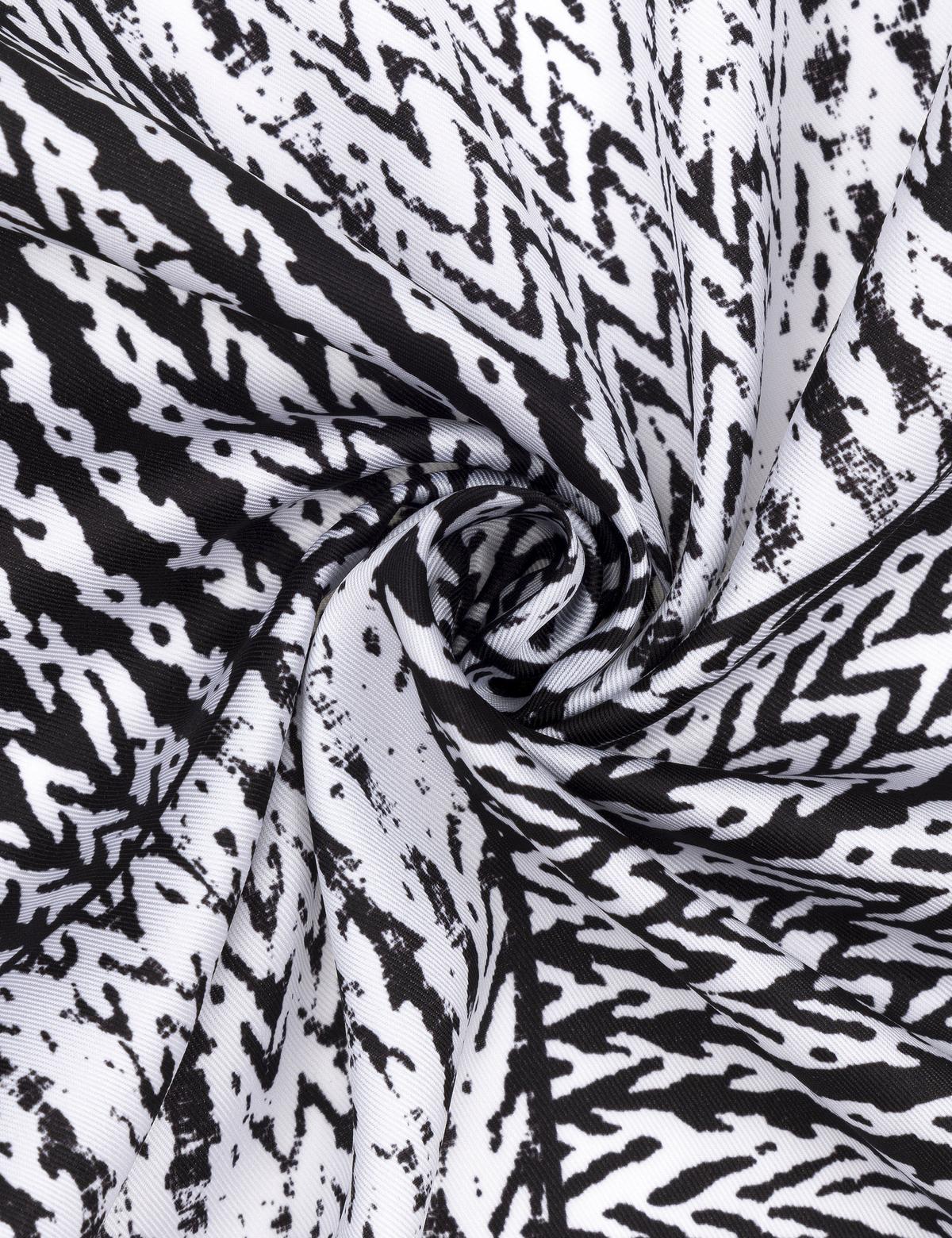 Siyah Desenli Mendil - 50294571001