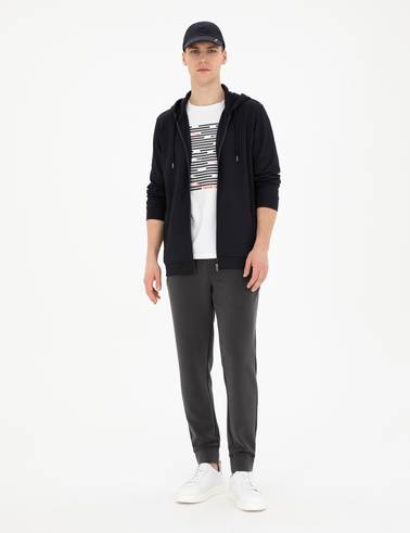 Lacivert Regular Fit Örme Hırka