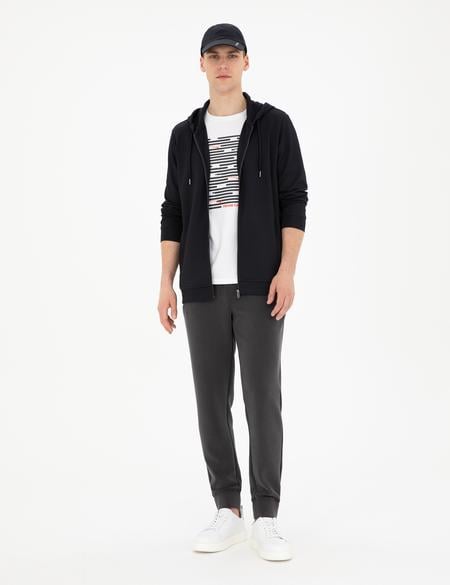 Lacivert Regular Fit Örme Hırka - 50285212013