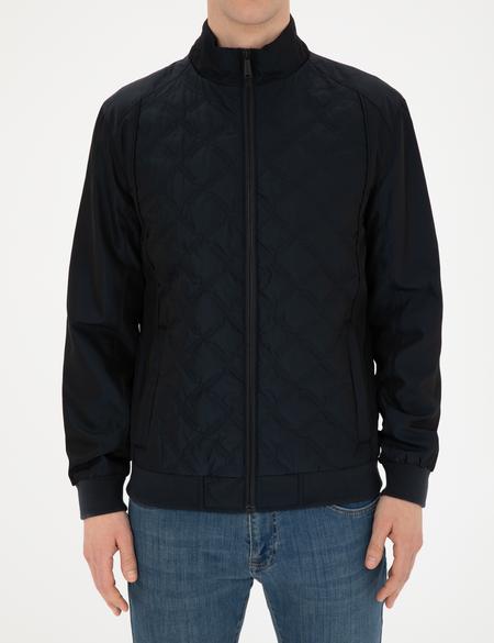 Lacivert Baharlık Mevsimlik Mont - 50288892007