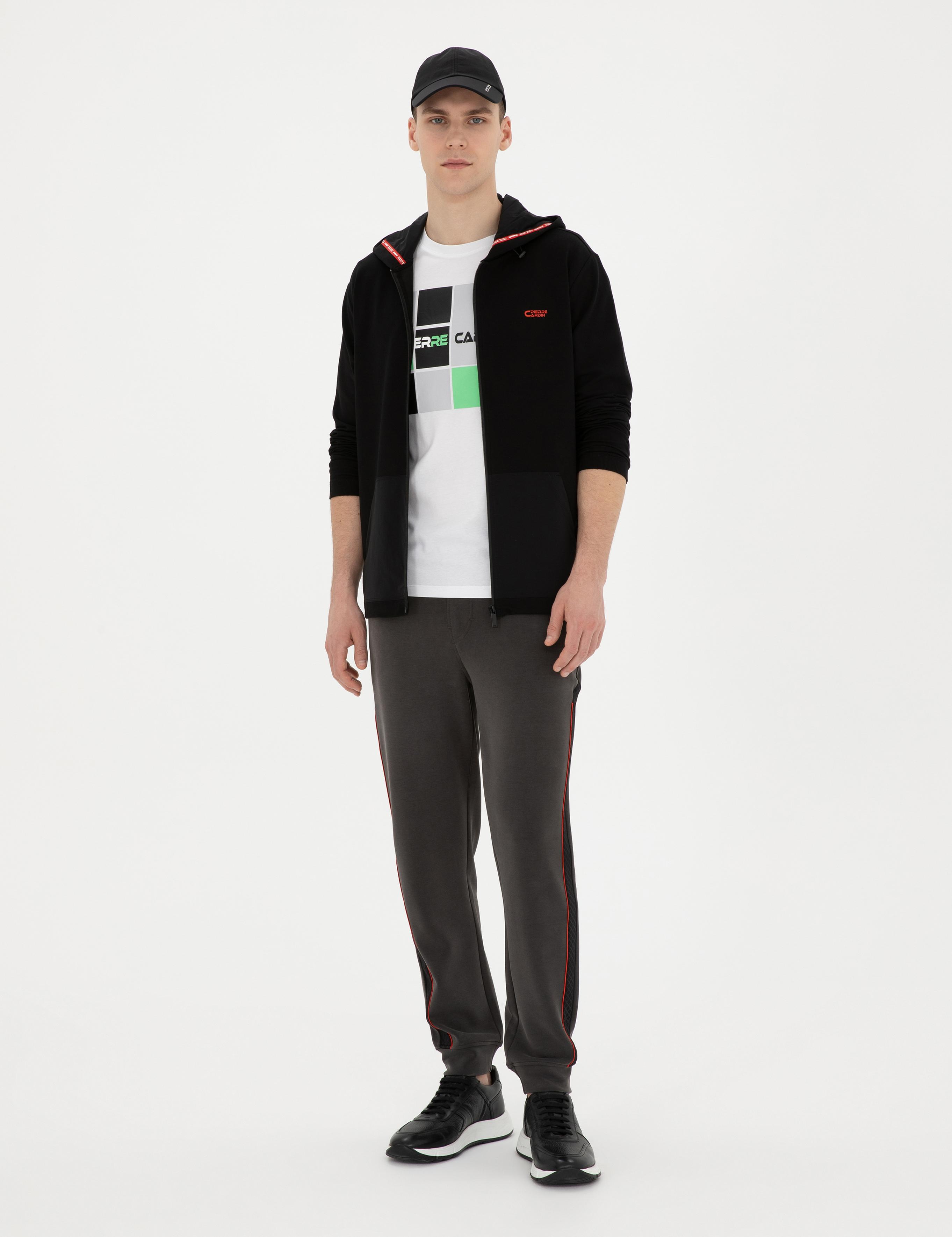 Siyah Regular Fit Örme Hırka