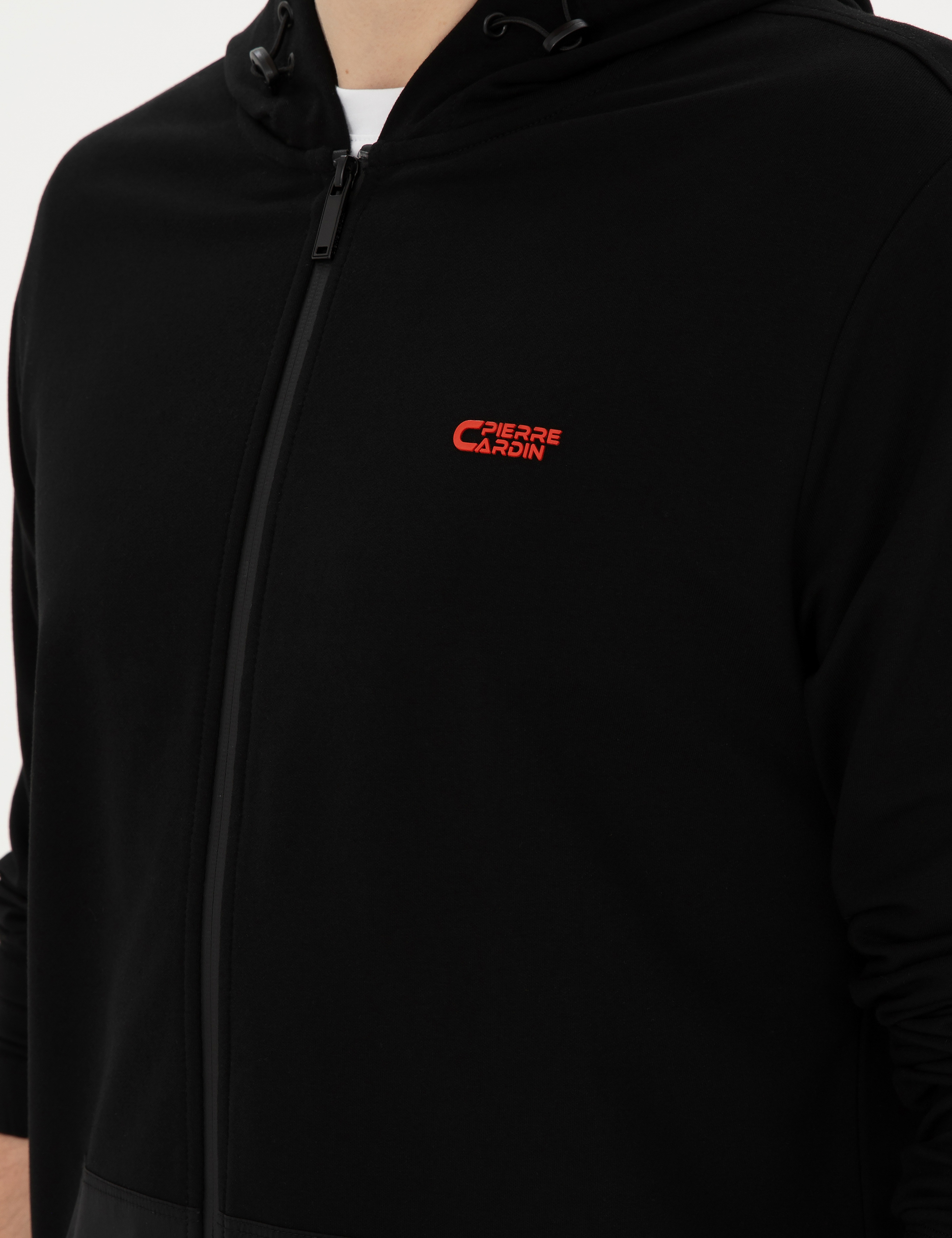 Siyah Regular Fit Örme Hırka - Image 7