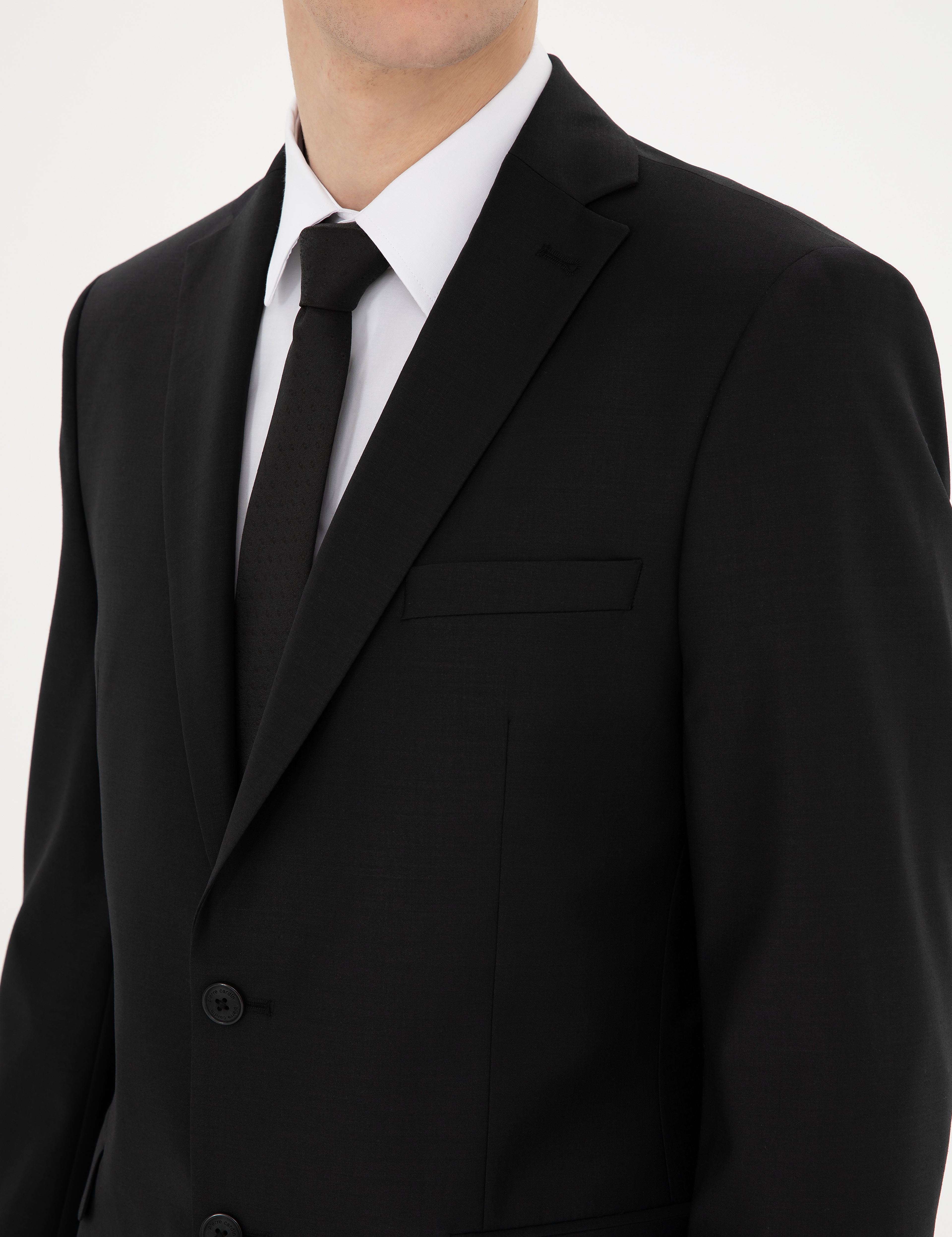 Siyah Slim Fit Takım Elbise - Image 7