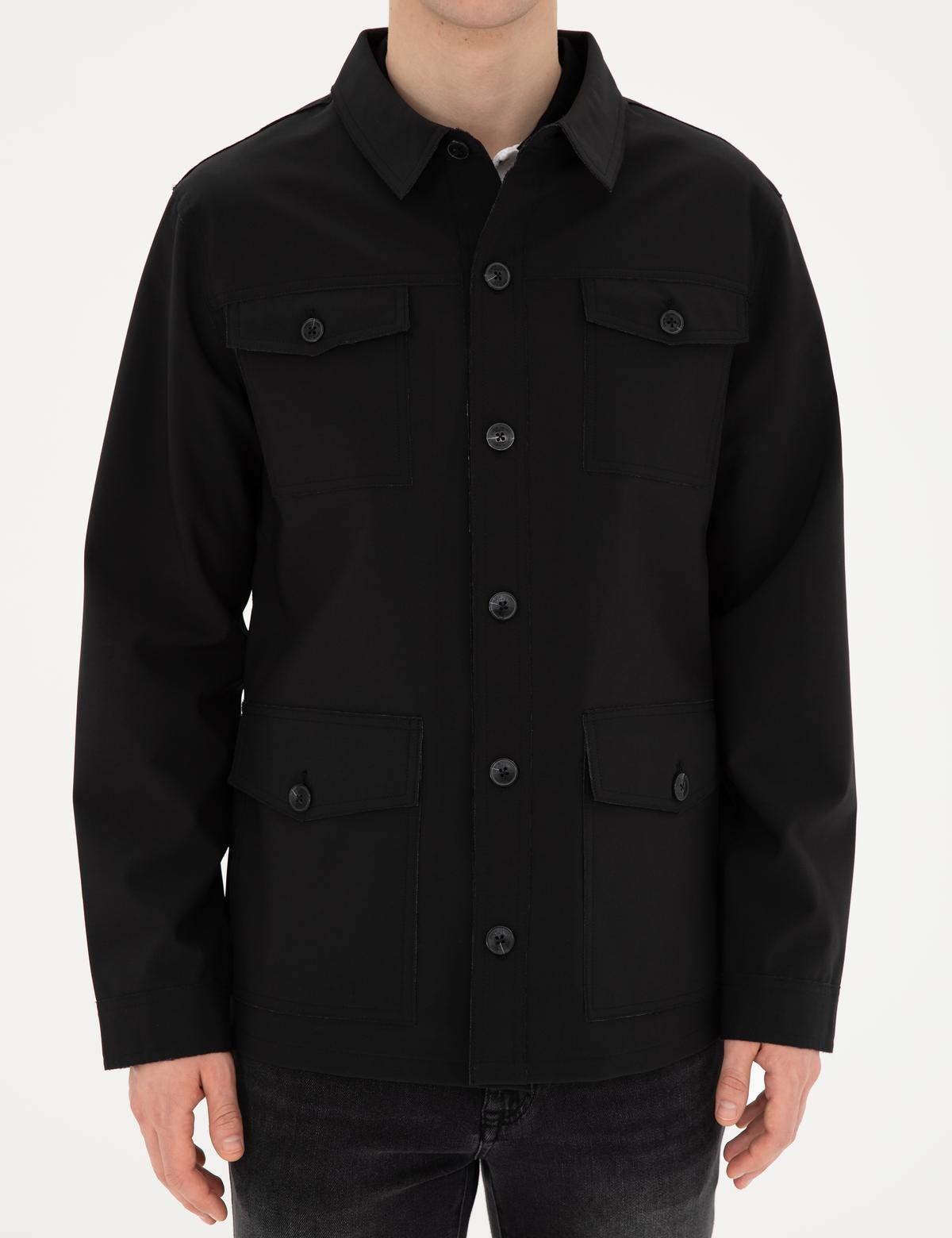 Siyah Baharlık Mevsimlik Mont - 50287645022