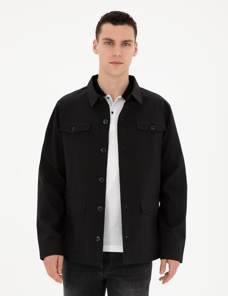 Siyah Baharlık Mevsimlik Mont - 50287645022