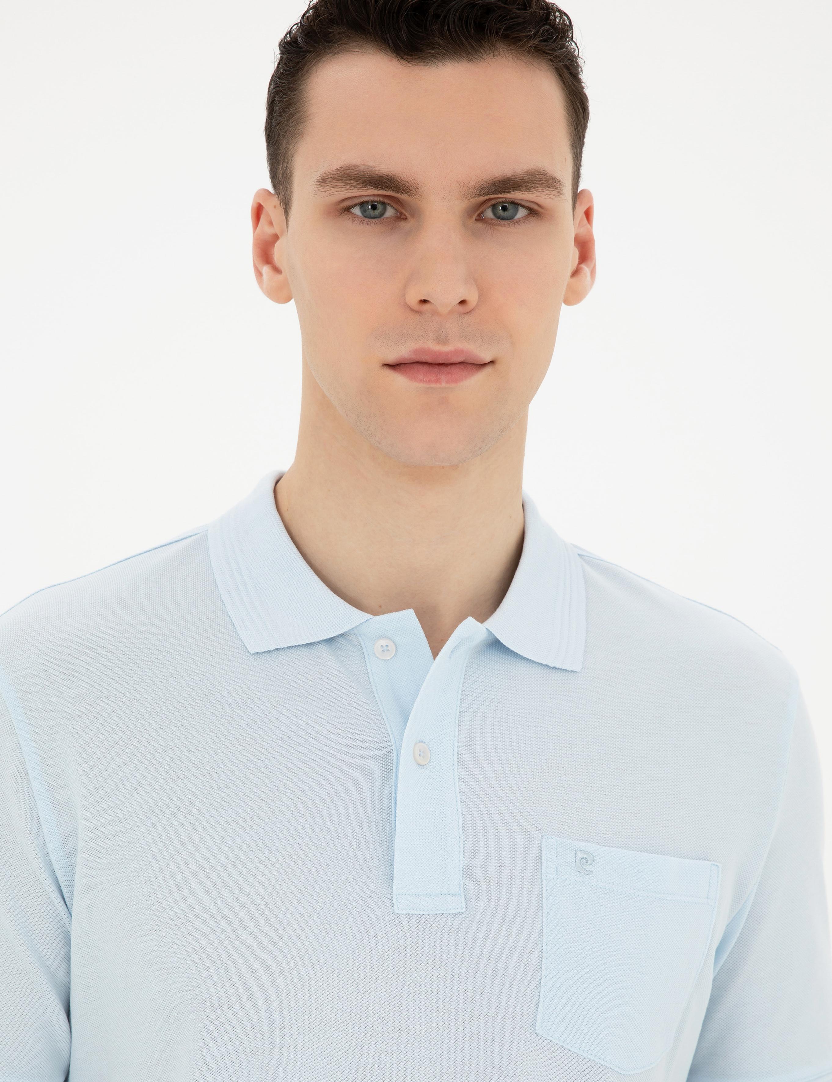 Açık Mavi Regular Fit Basic Tişört