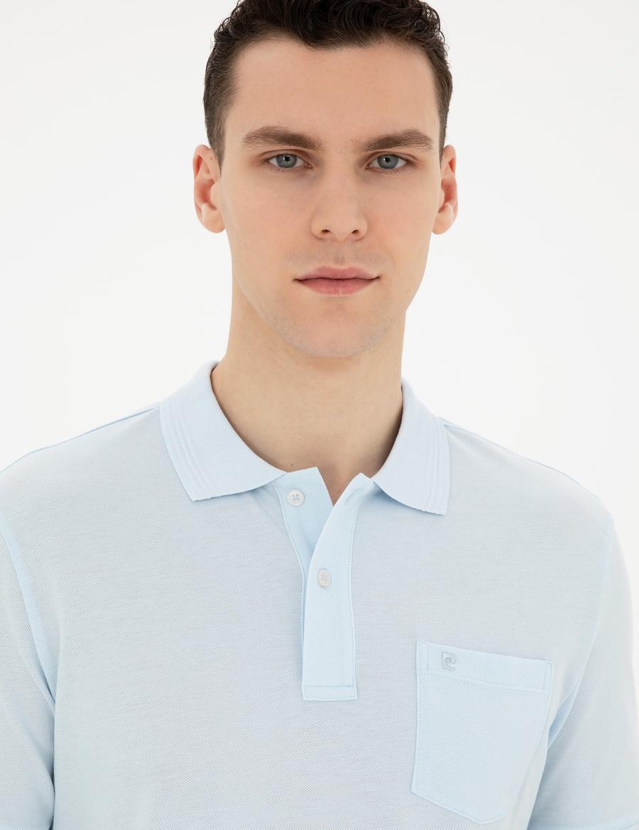 Açık Mavi Regular Fit Basic Tişört