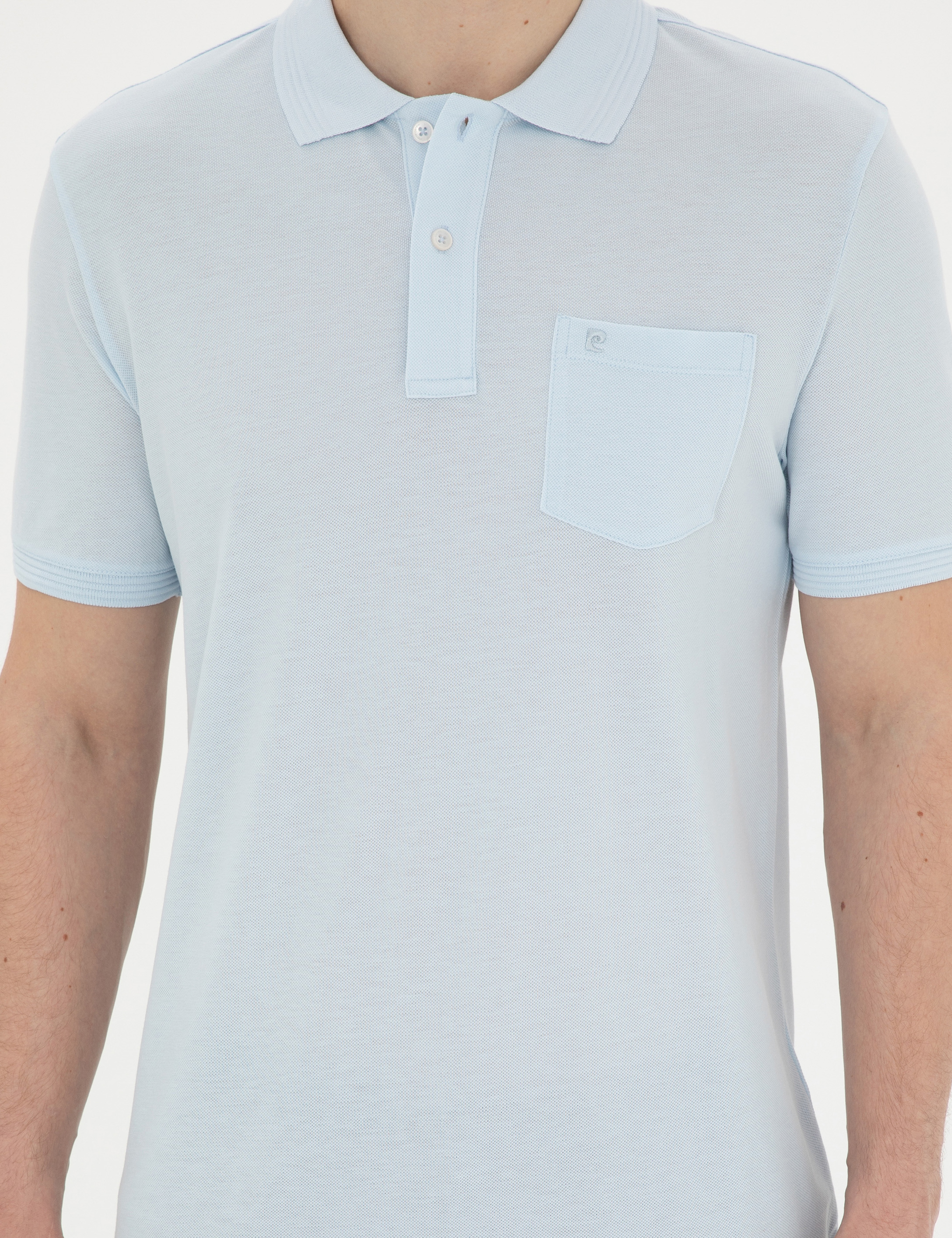 Açık Mavi Regular Fit %100 Pamuk Basic Tişört