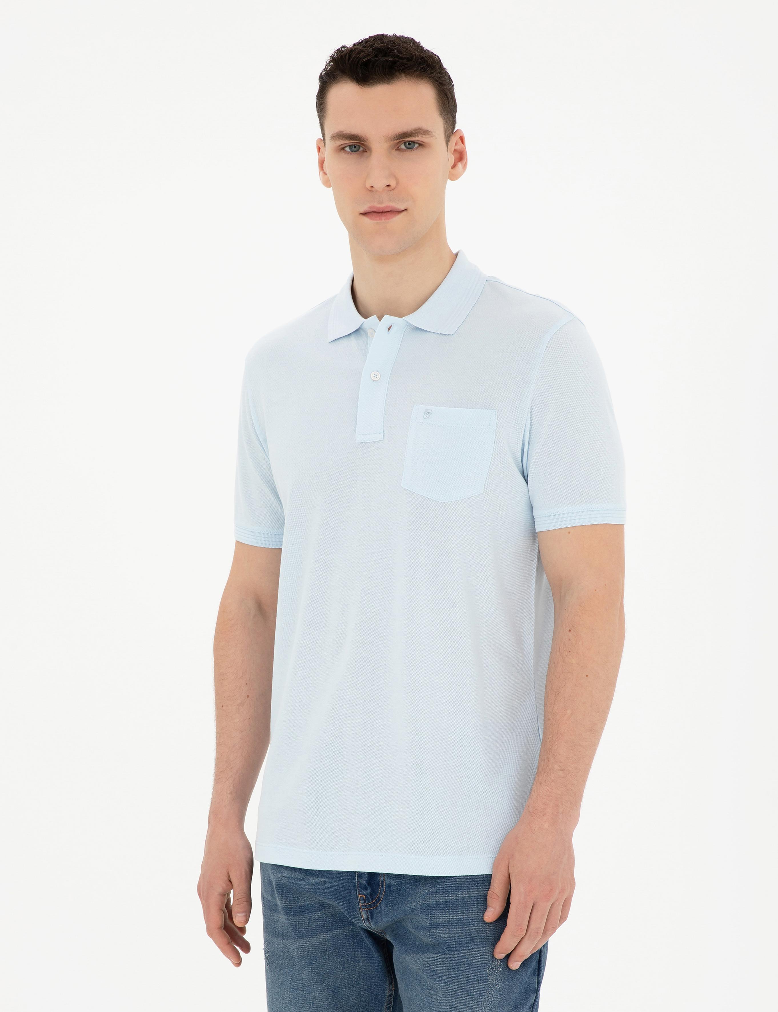 Açık Mavi Regular Fit Basic Tişört