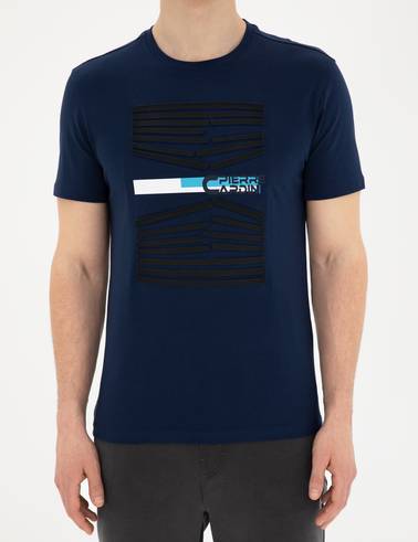 Lacivert Slim Fit Tişört