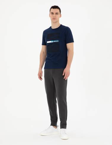 Lacivert Slim Fit Tişört
