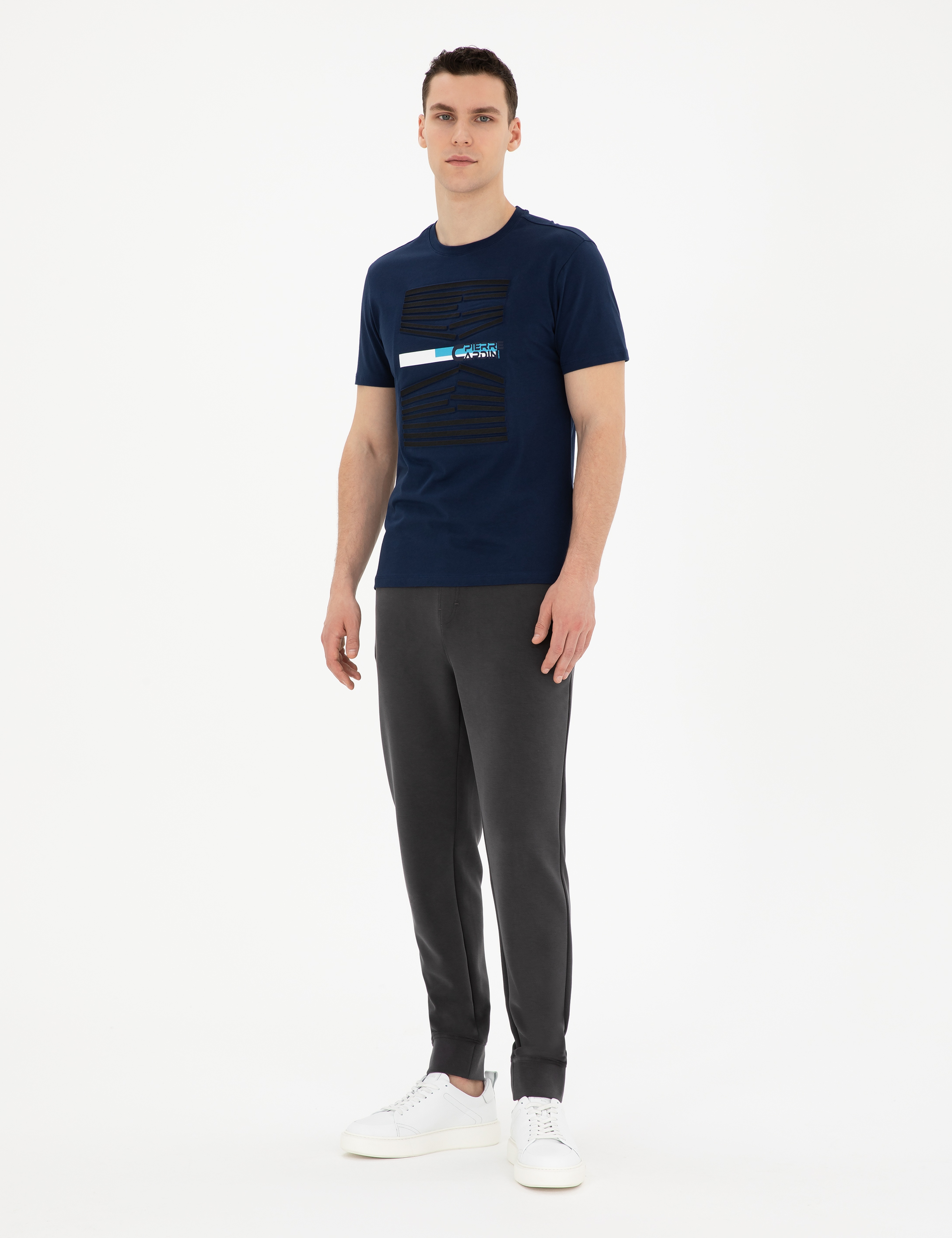 Lacivert Slim Fit Tişört