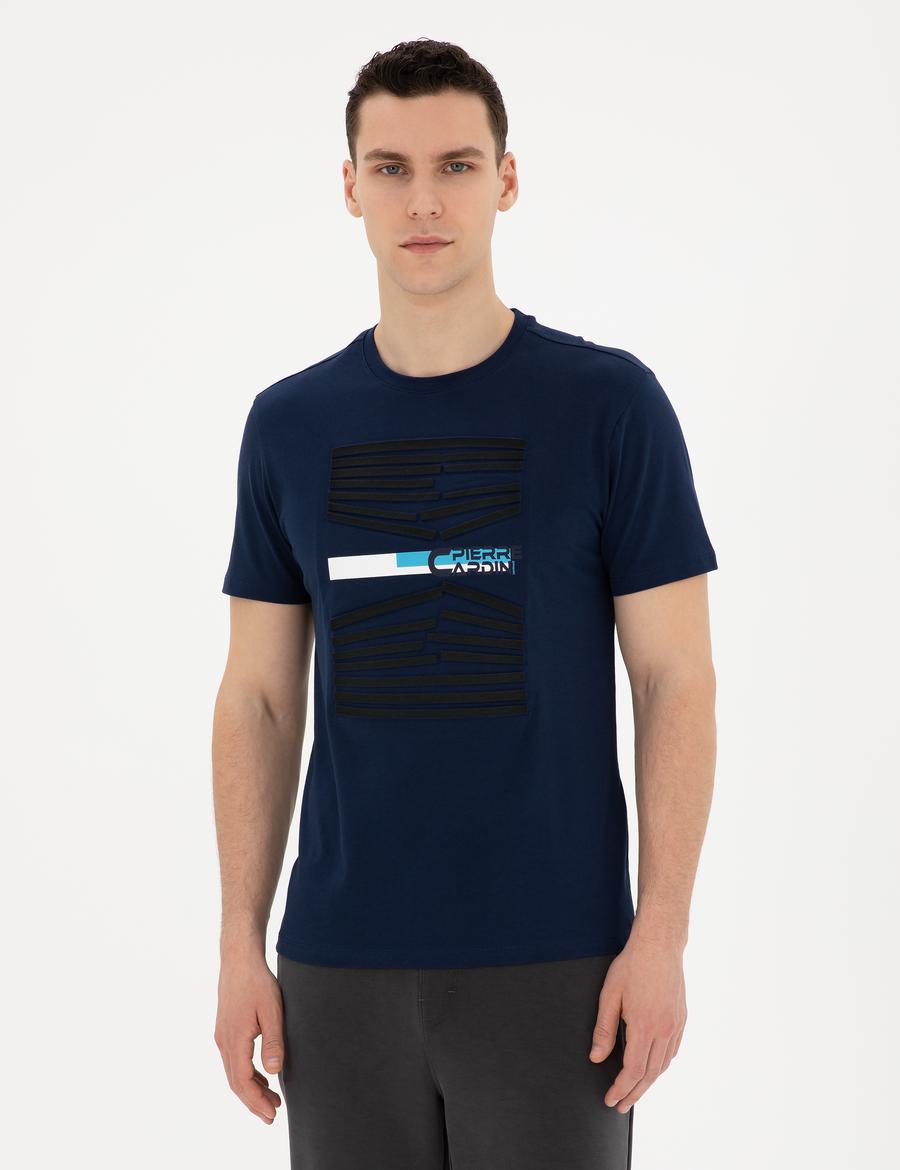 Lacivert Slim Fit Tişört