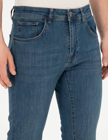 İndigo Slim Fit Jean Pantolon