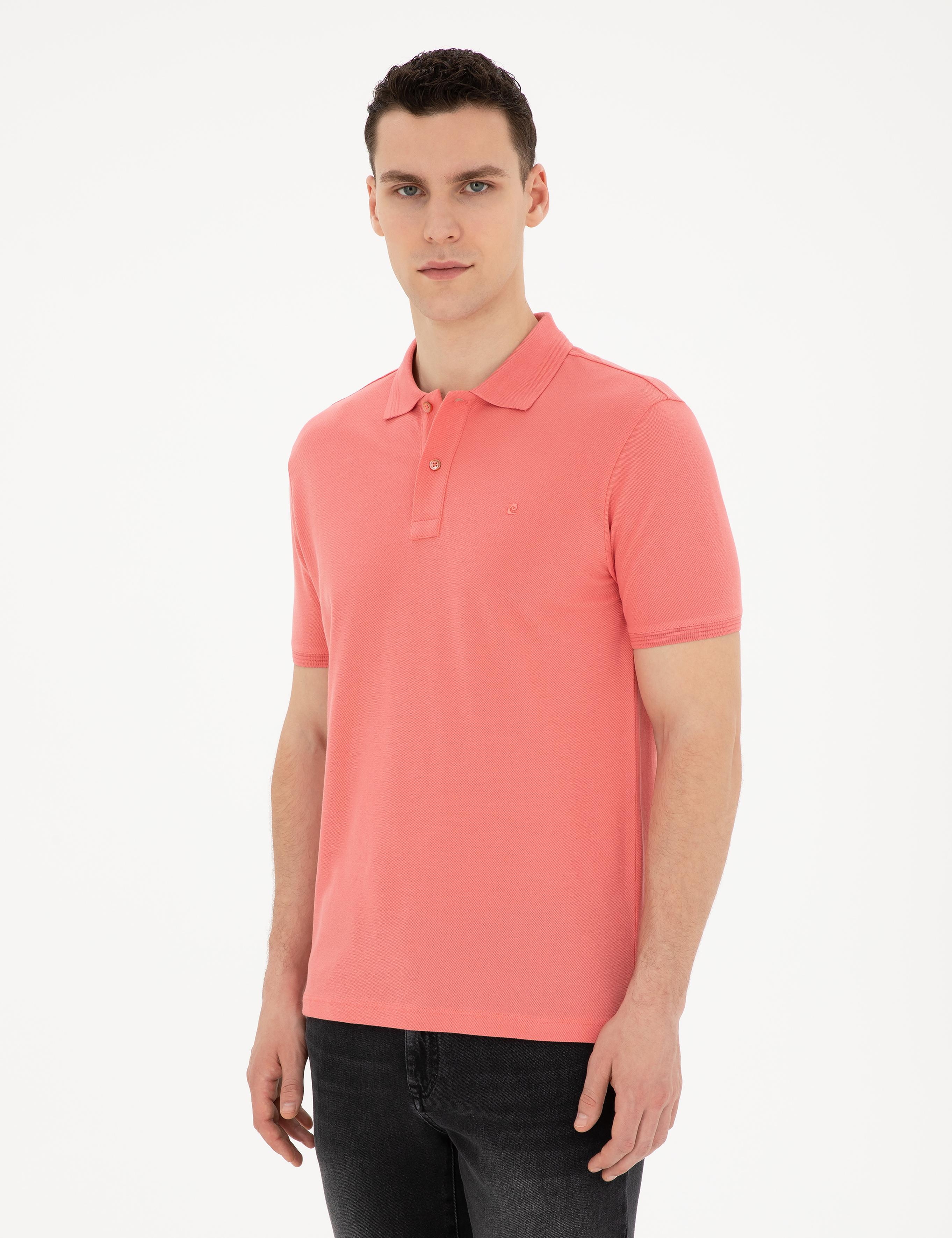 Pembe Slim Fit Basic Tişört
