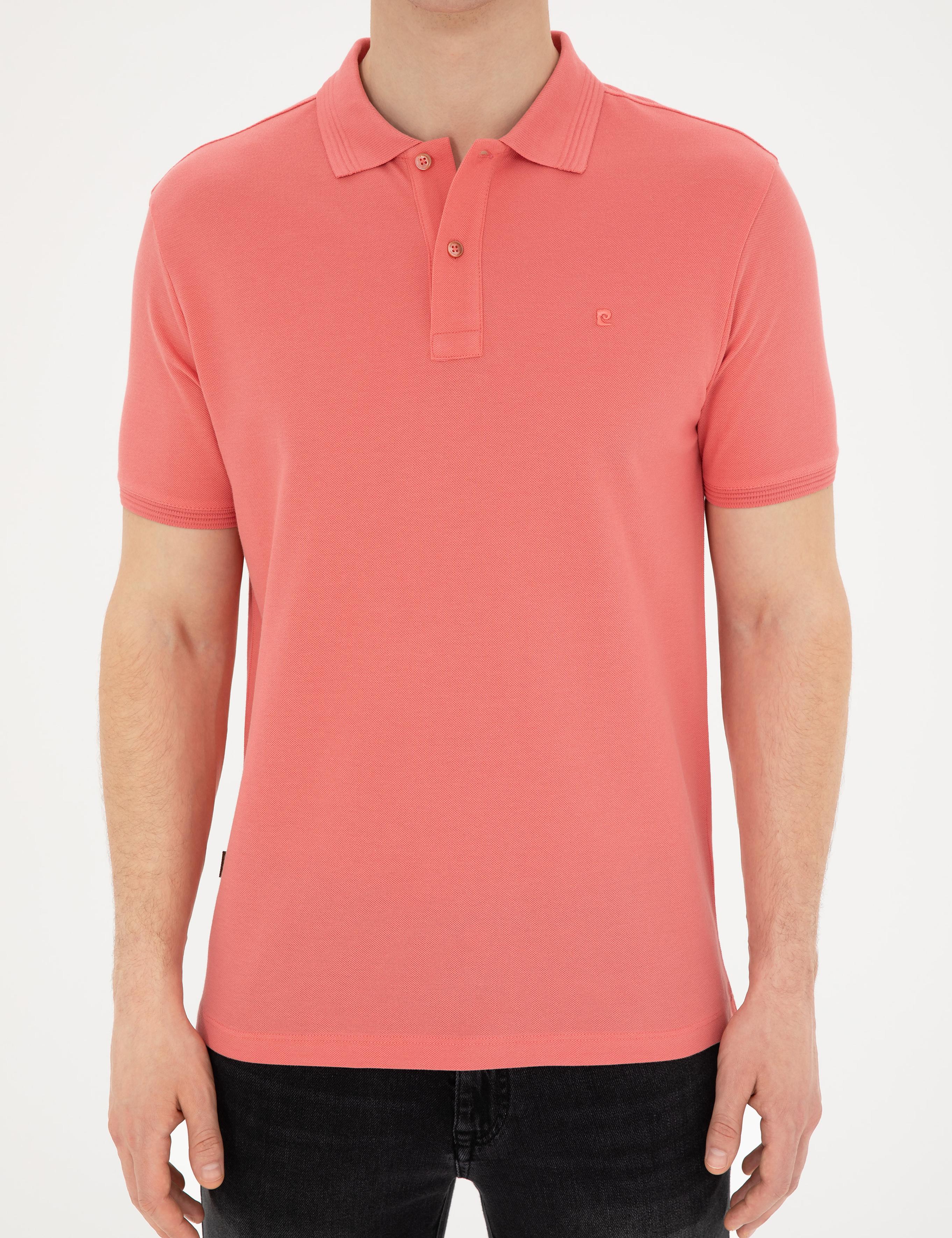 Pembe Slim Fit Basic Tişört