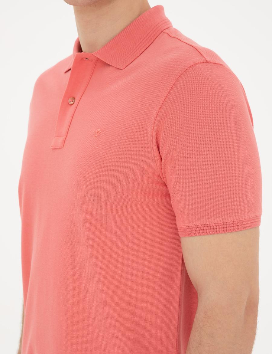 Pembe Slim Fit Basic Tişört