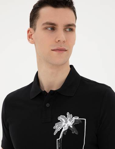 Siyah Slim Fit Tişört