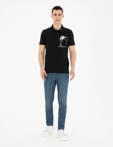 Siyah Slim Fit Tişört