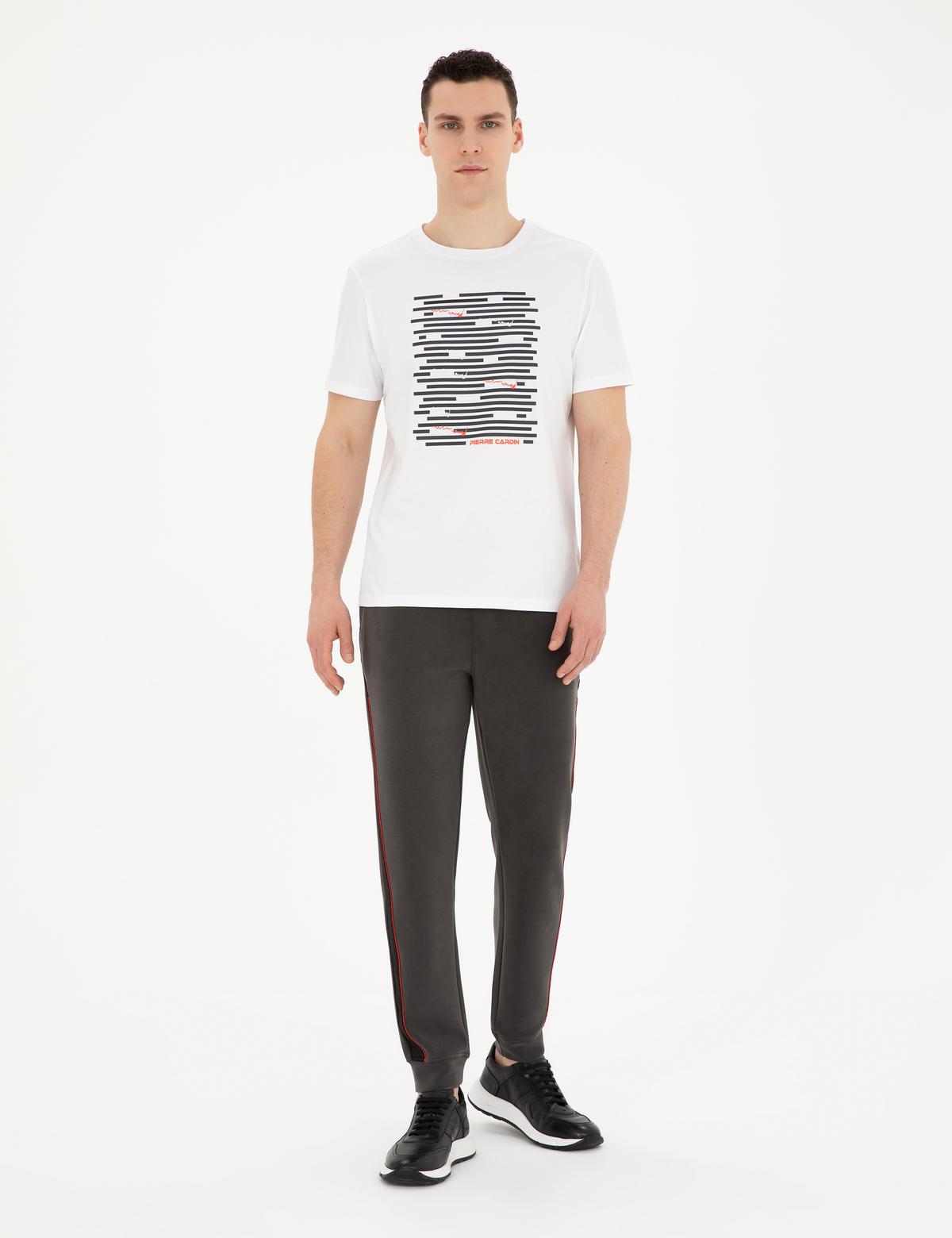 Beyaz Regular Fit Tişört - 50280950013