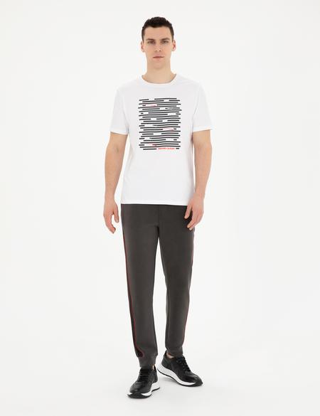 Beyaz Regular Fit Tişört - 50280950013