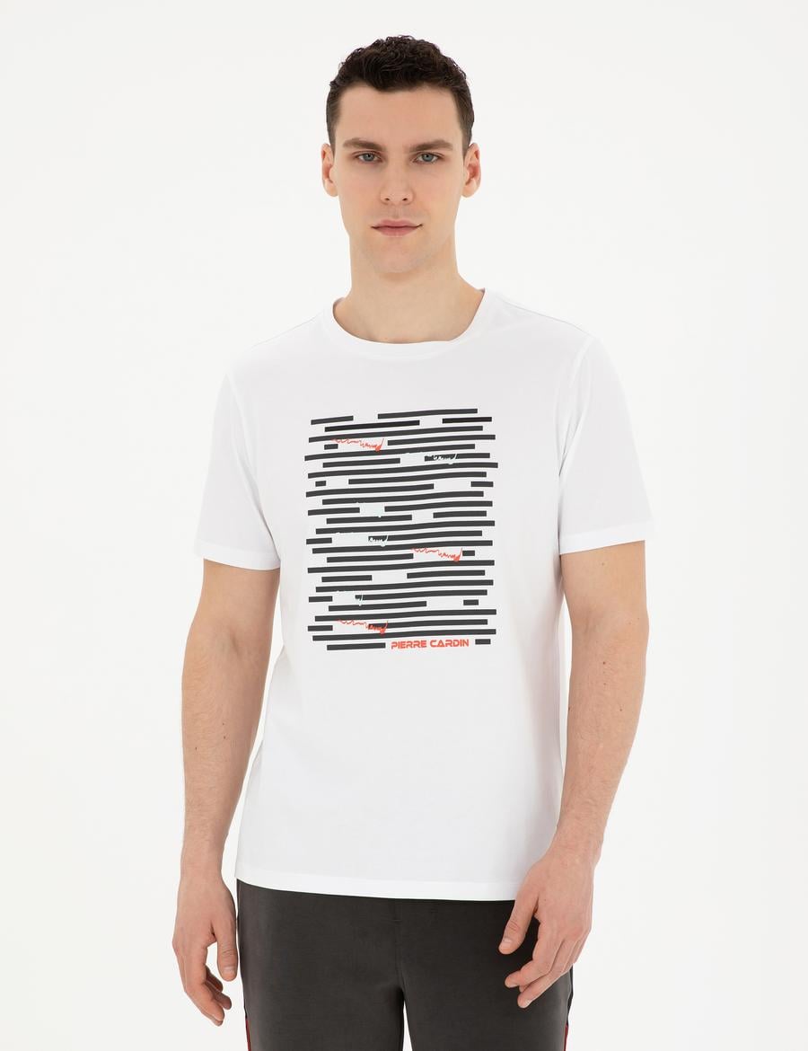 Beyaz Regular Fit Tişört