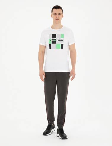 Beyaz Slim Fit Tişört