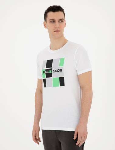 Beyaz Slim Fit Tişört
