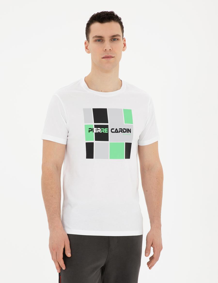 Beyaz Slim Fit Tişört