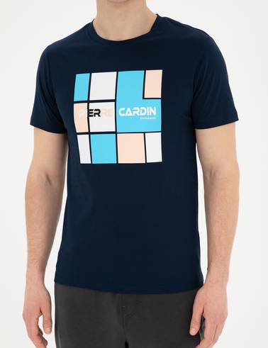 Lacivert Slim Fit Tişört