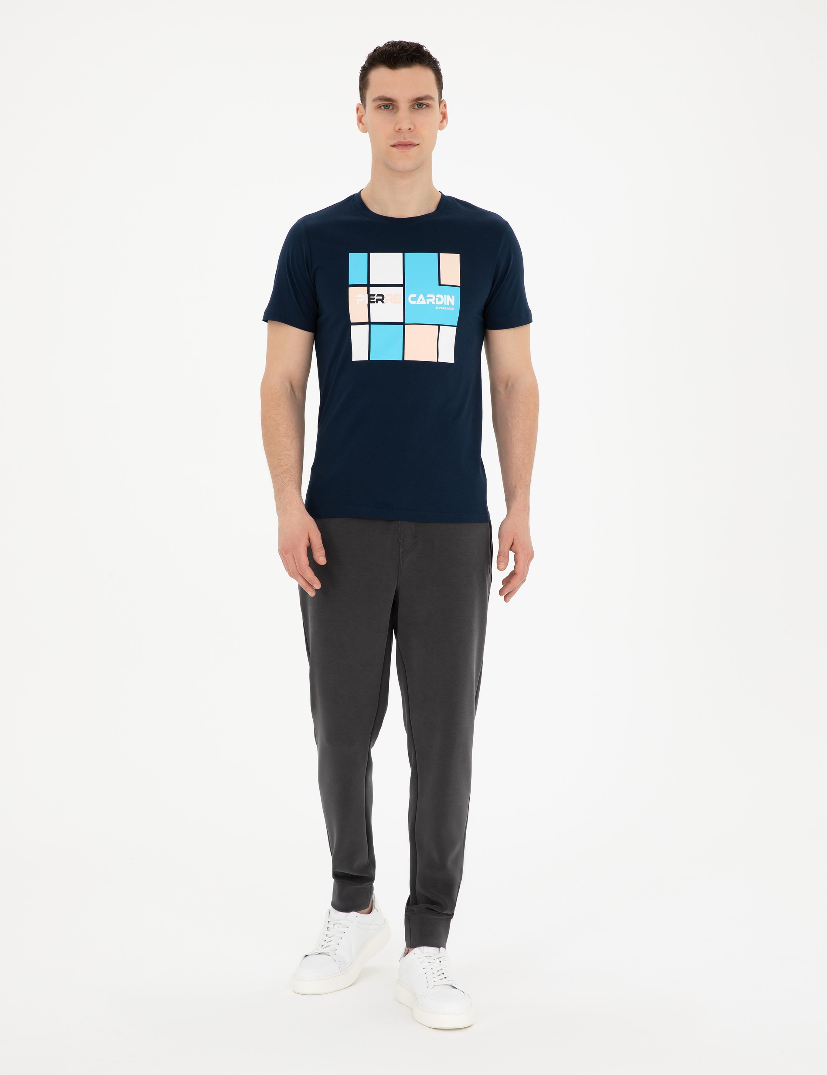 Lacivert Slim Fit Tişört