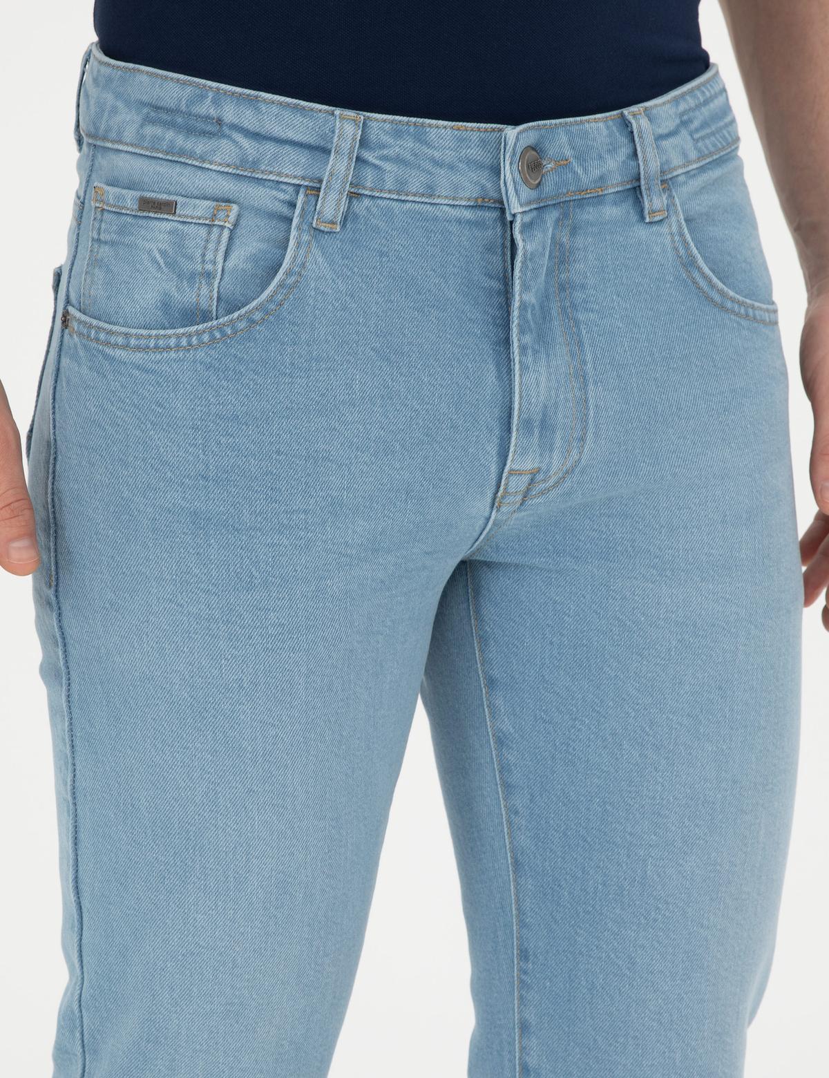 Açık Mavi Slim Fit Jean Pantolon - 50285095084