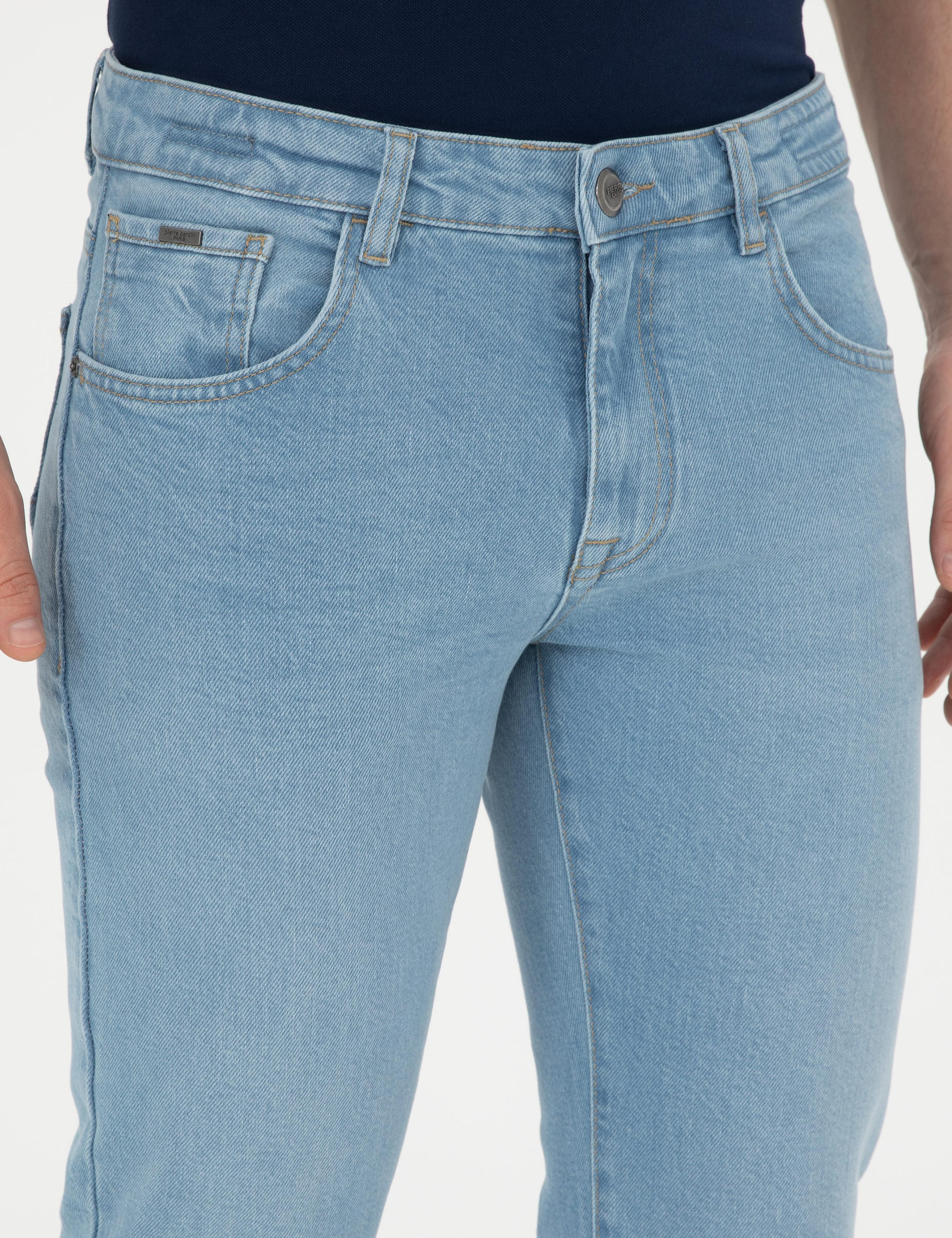 Açık Mavi Slim Fit Jean Pantolon