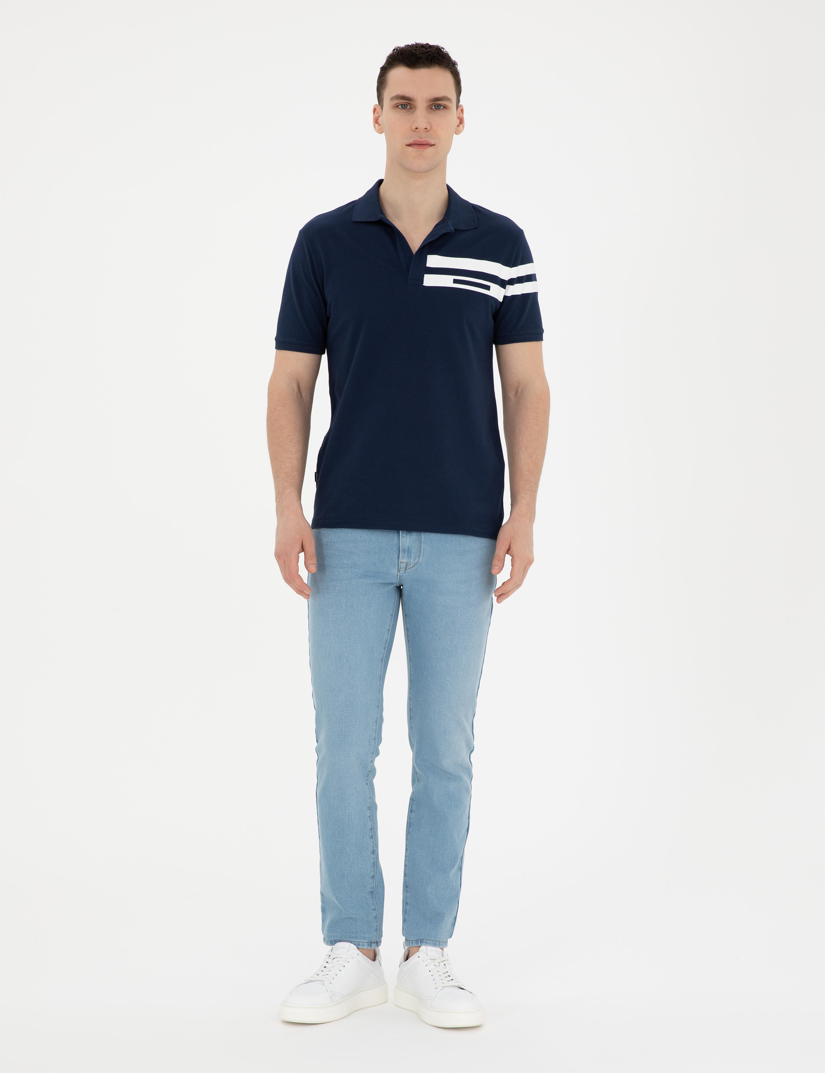 Açık Mavi Slim Fit Jean Pantolon