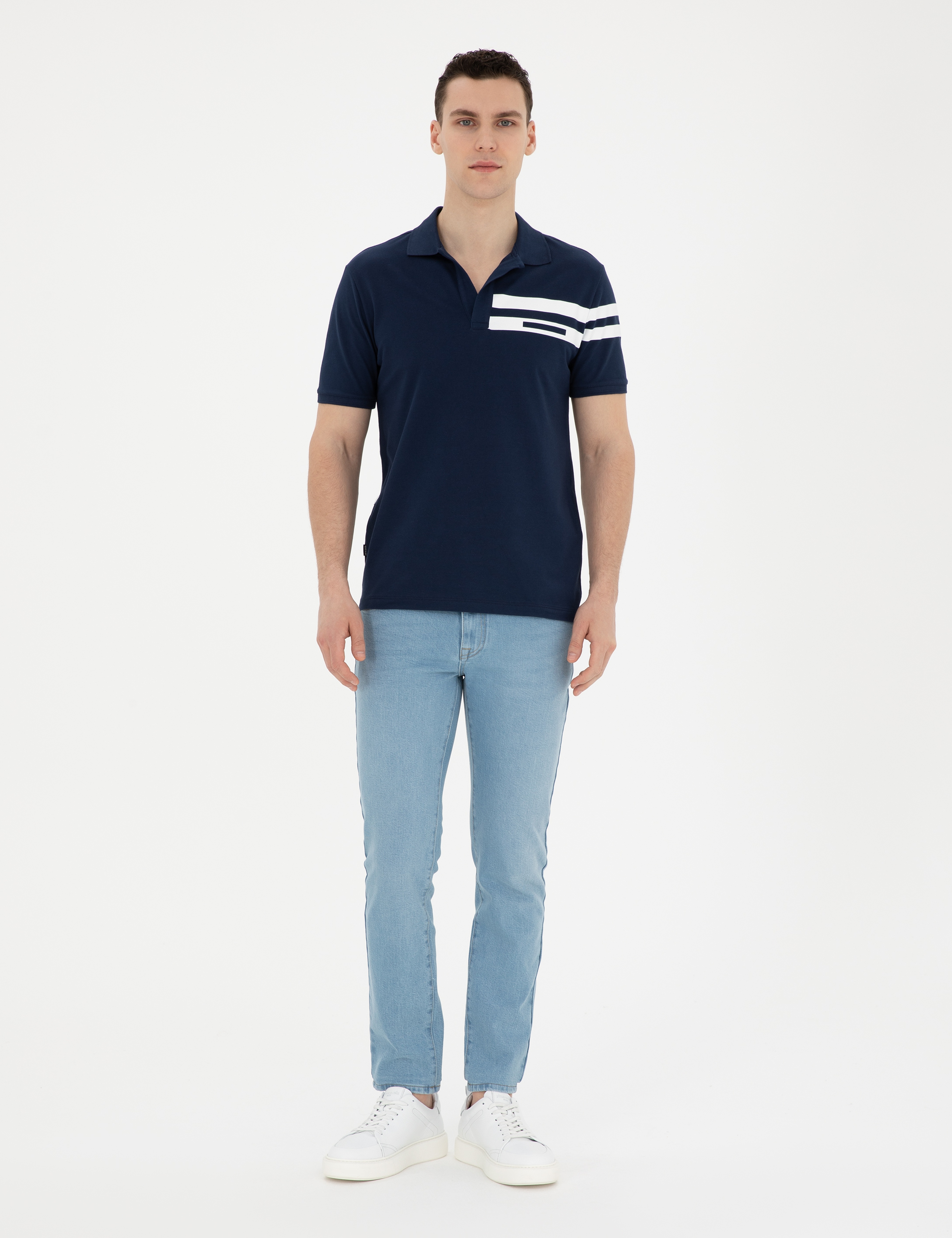 Açık Mavi Slim Fit Jean Pantolon