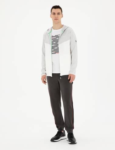 Açık Gri Regular Fit Örme Hırka
