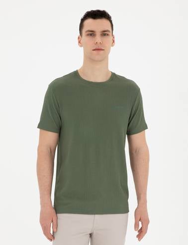 Haki Slim Fit Tişört