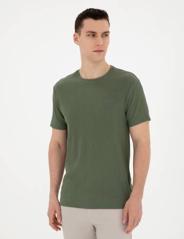 Haki Slim Fit Tişört