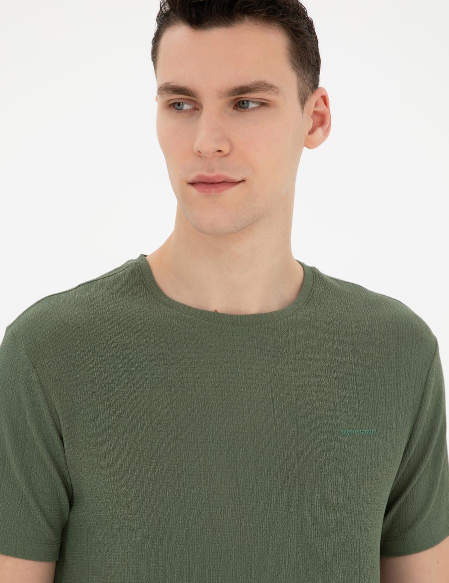 Haki Slim Fit Tişört