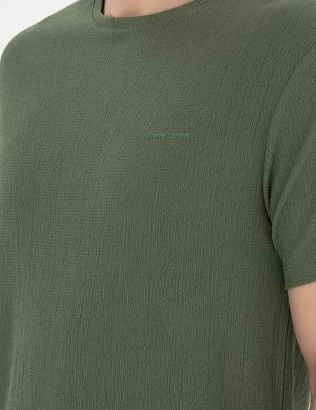 Haki Slim Fit Tişört - 50288914016