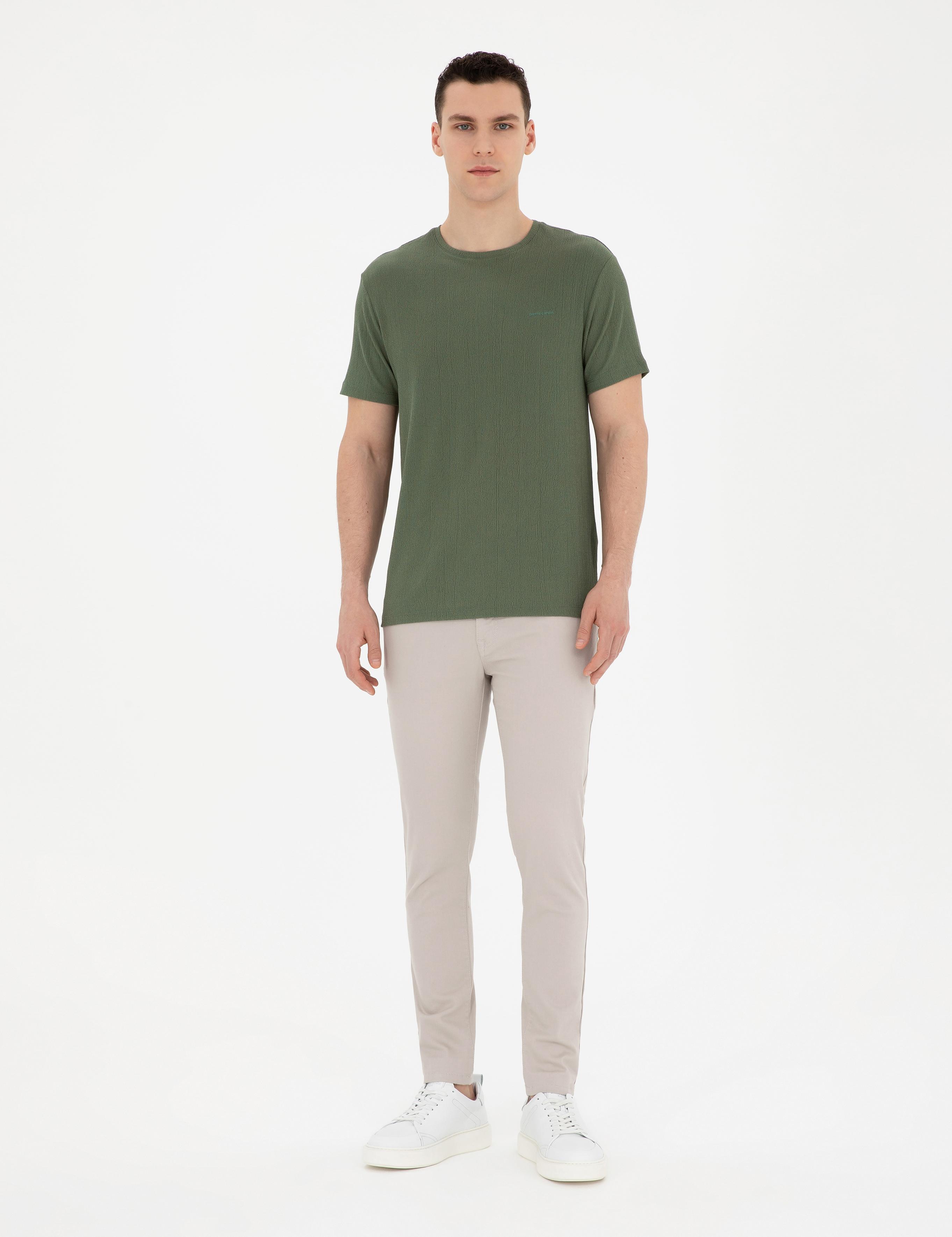 Haki Slim Fit Tişört